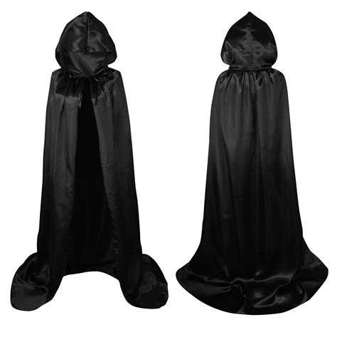 black cloak halloween costume|black hooded cloaks for men.